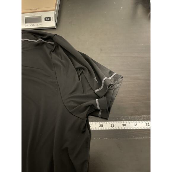 Tomboy X Mens Shirt 2X Black Stretch Short Sleeve Crew Neck Performance Athletic - Picture 4 of 6